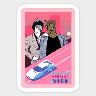 Miami Animal Vice Sticker